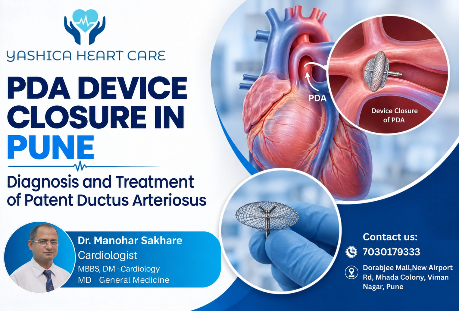 PDA Device Closure in Pune: Diagnosis and Treatment of Patent Ductus Arteriosus